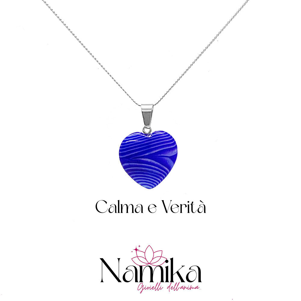 Collana DESTINO con cuori di agata NAMIKA
