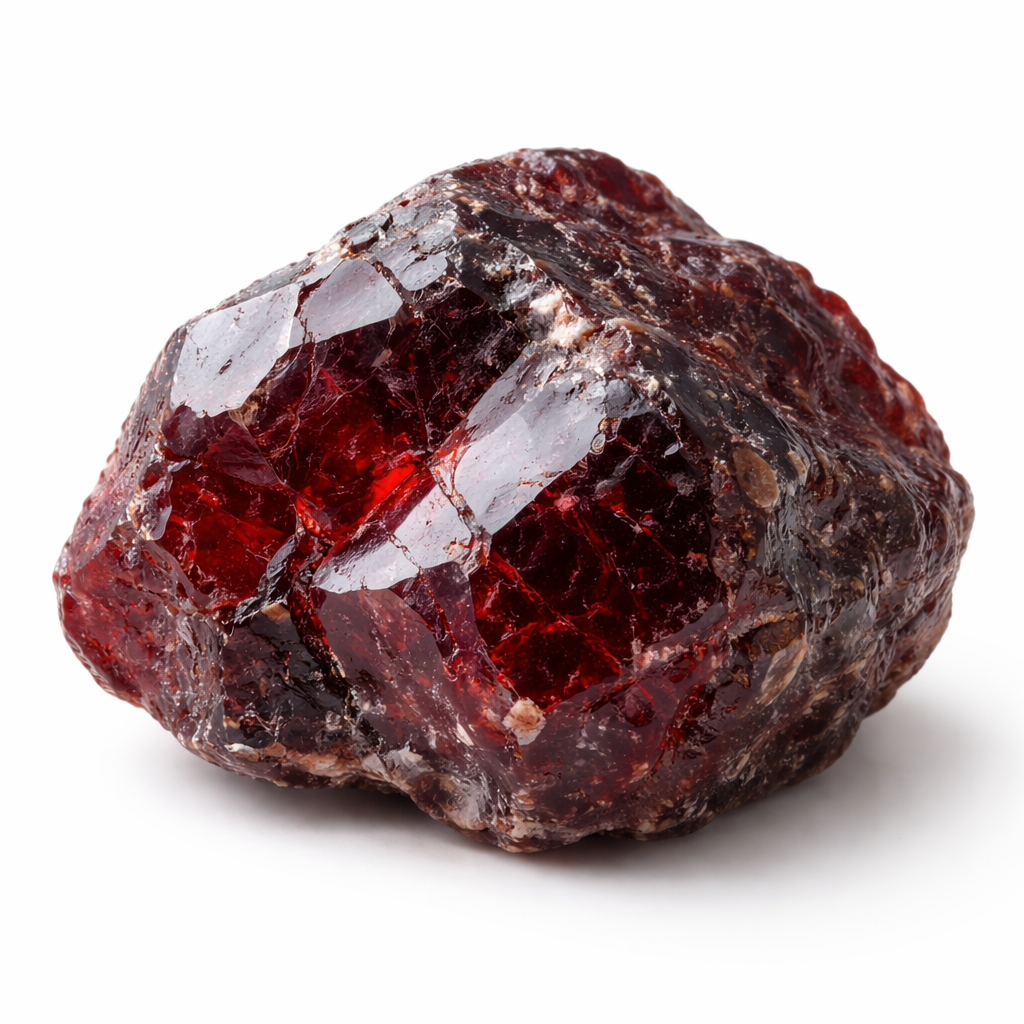 Bracciale GRANATO e acciaio inossidabile