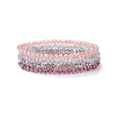 4 Bracciali SPARKLIN in cristalli di agata NAMIKA