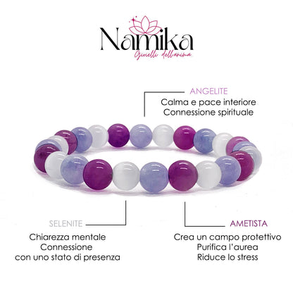 Bracciale ANGELI con pietre semi preziose NAMIKA