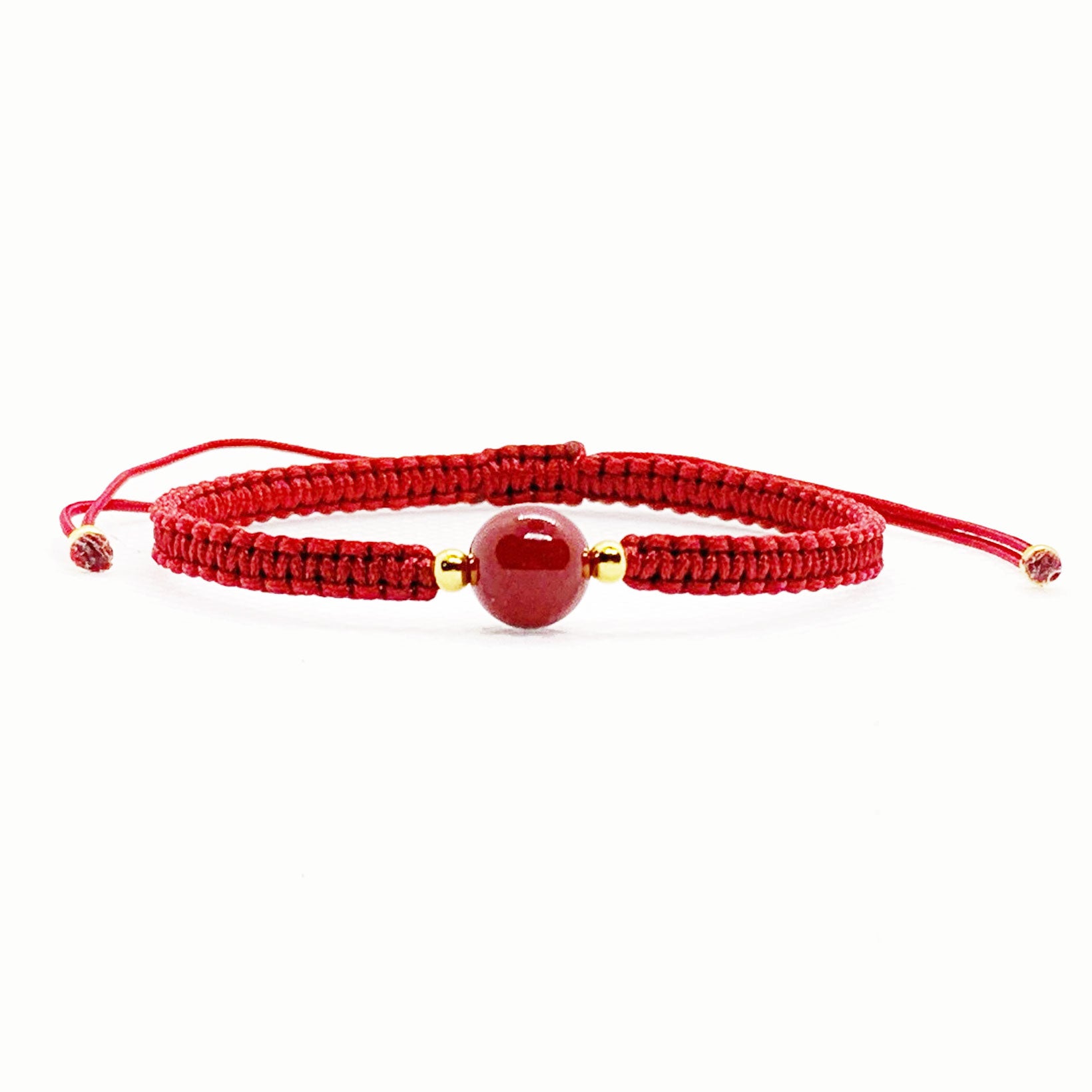 Bracciale FILO ROSSO con pietra di cinabro NAMIKA