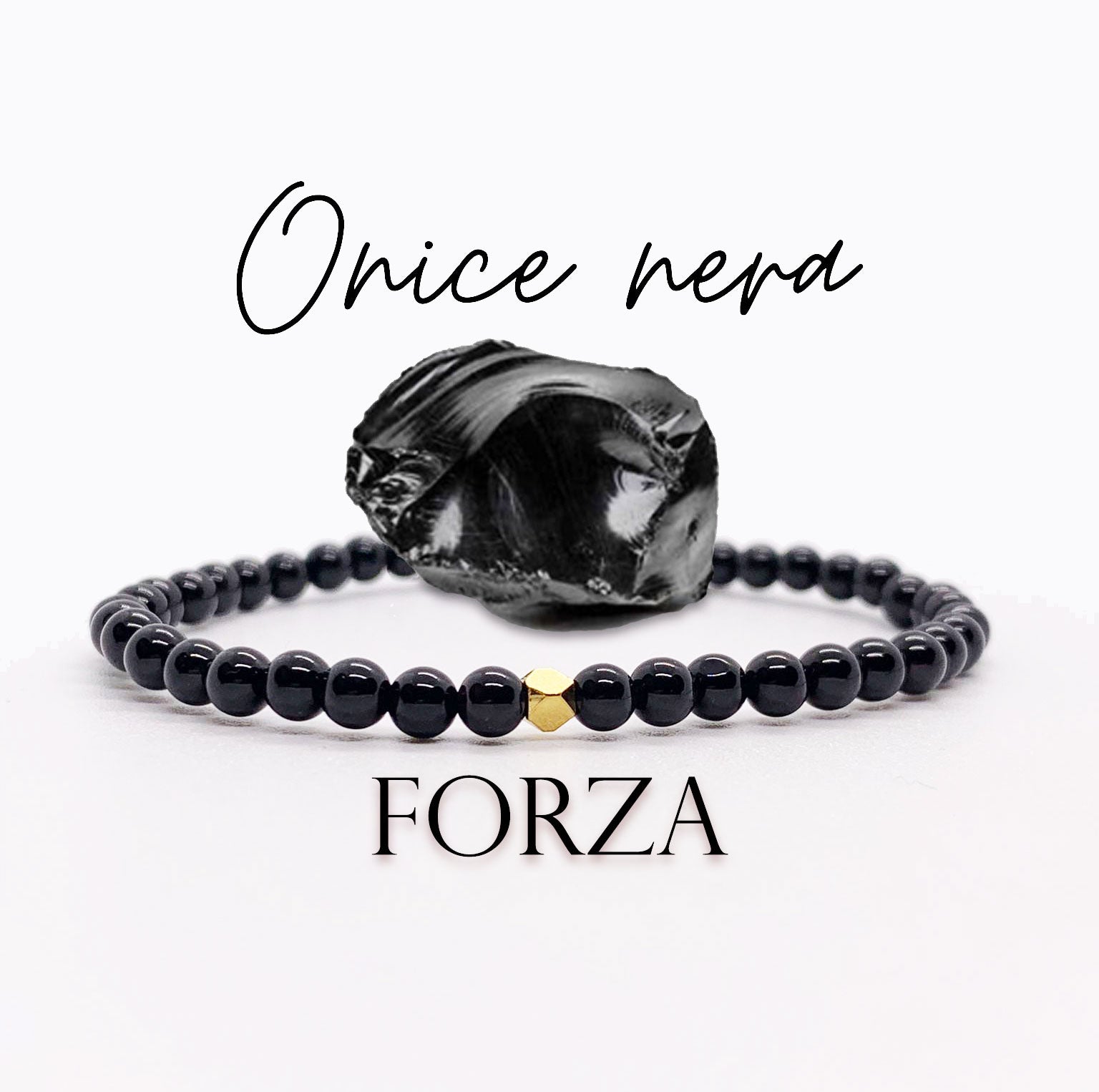 Bracciale ONICE e acciaio inossidabile NAMIKA