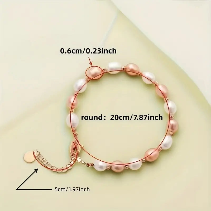 Bracciale in PERLE DI FIUME NAMIKA