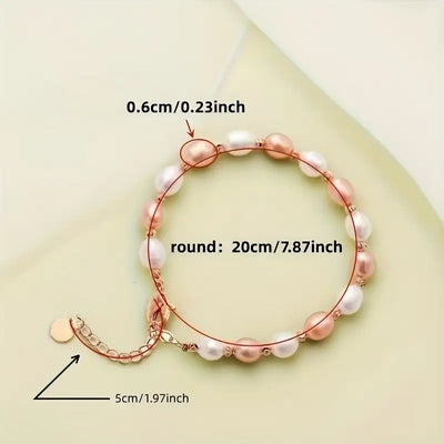 Bracciale in PERLE DI FIUME NAMIKA