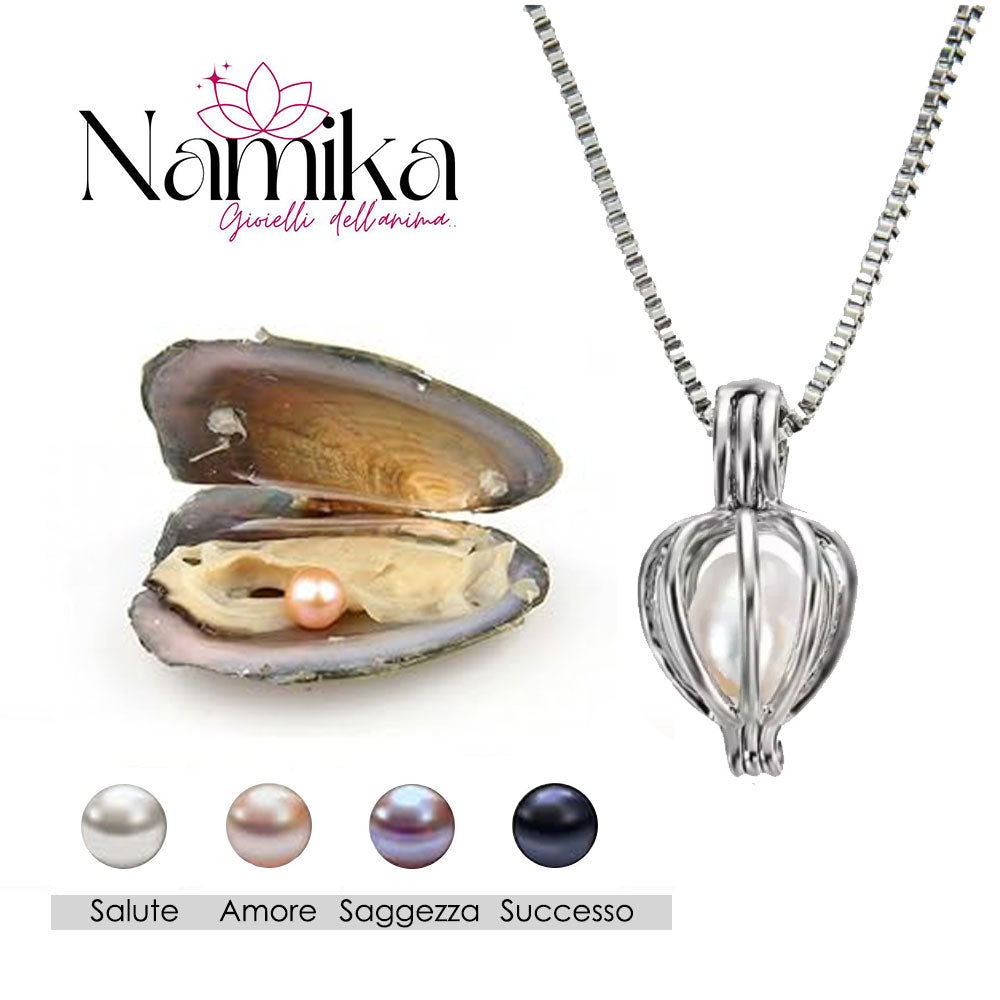 Collana PERLA DEL DESIDERIO con conchiglia NAMIKA