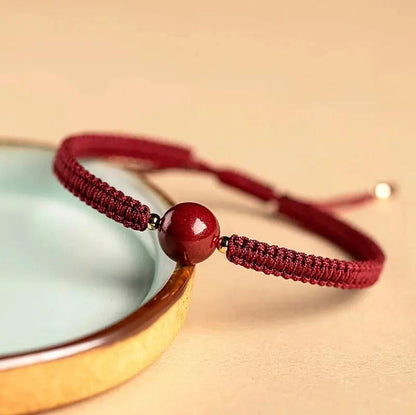 Bracciale FILO ROSSO con pietra di cinabro NAMIKA