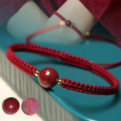 Bracciale FILO ROSSO con pietra di cinabro NAMIKA