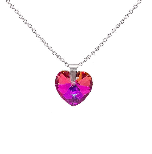 Collana cuore CRYSTAL acciaio inossidabile NAMIKA